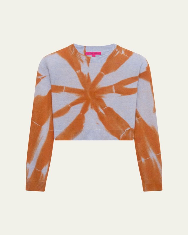 Mythic Tranquility Tie-Dye Crop Sweater